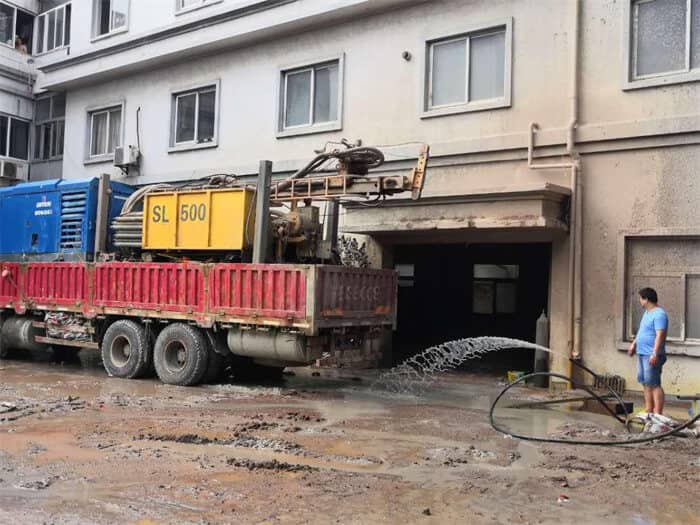 孝感钻116米岩石深井